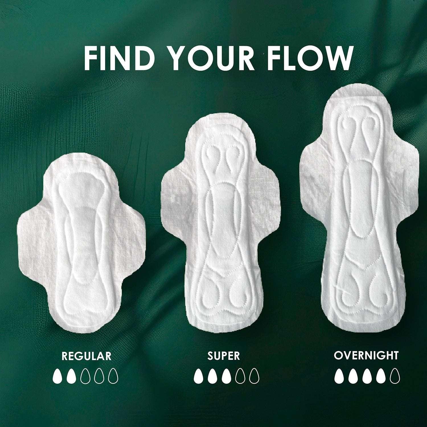 L. Ultra Thin Organic Cotton Pads with Wings, Super, 96 ct. - USA MEGA SHOP
