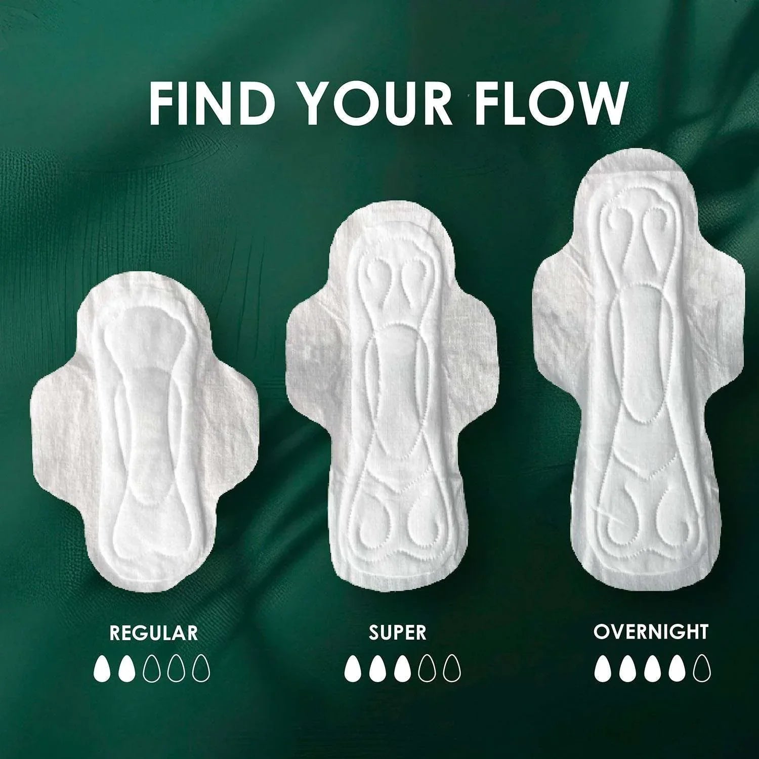 L. Ultra Thin Organic Cotton Regular Pads with Wings, 112 ct. - USA MEGA SHOP