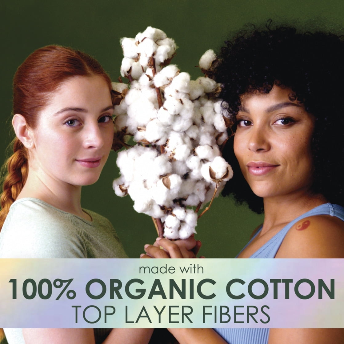 L. Ultra Thin Pads, Organic Cotton Top Layer, Regular, 112 count (PACK OF 3 )