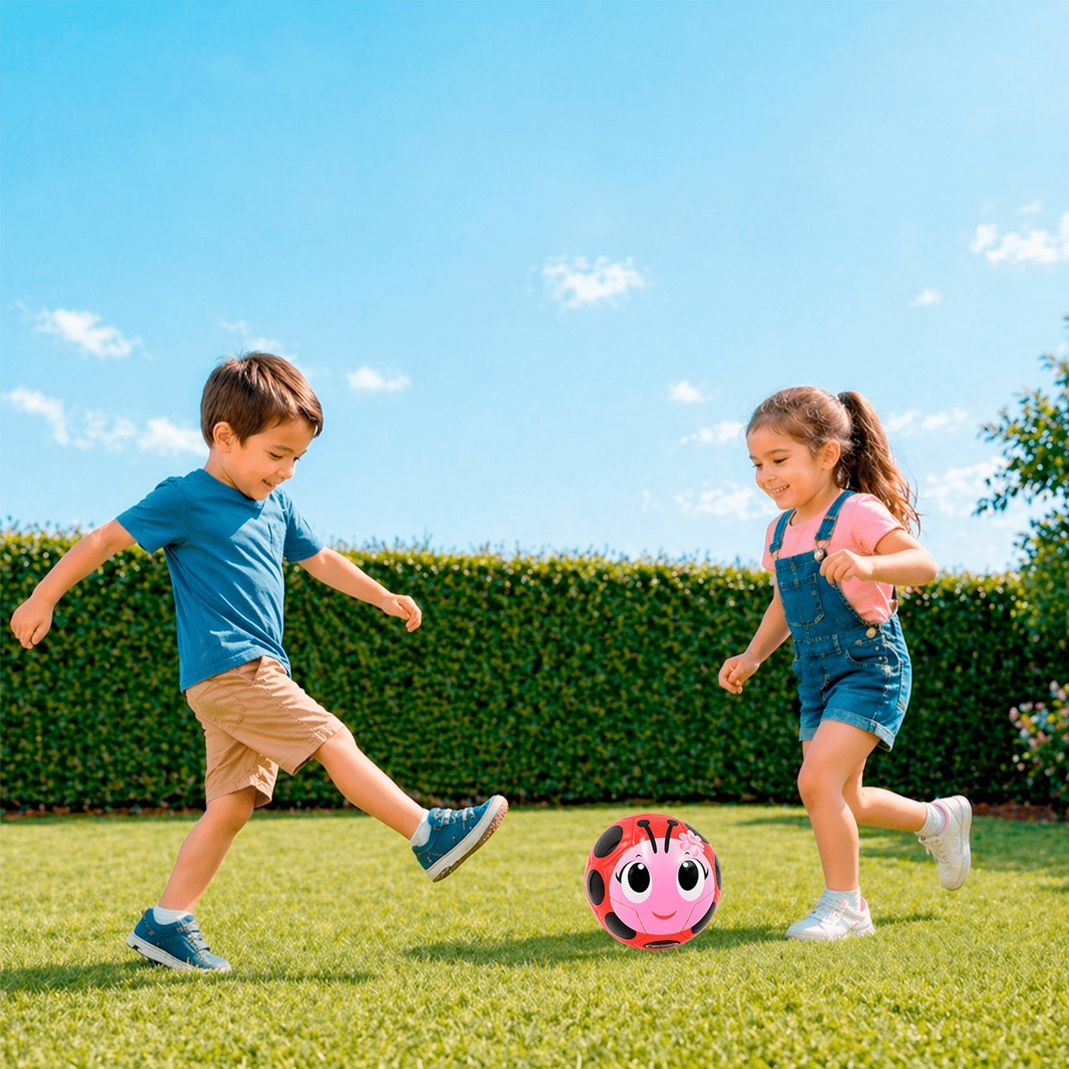 Little Tikes Soccer Pal - Size 3 Soccer Ball Toy for Kids, Indoor and Outdoor Play, Character Ball for Toddlers