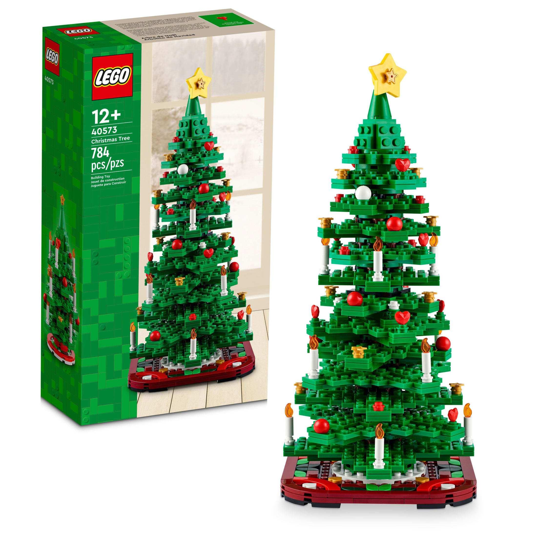 LEGO Christmas Tree Toy Building Set for Kids, Collectible Holiday Decor, 2 Building Options - USA MEGA SHOP