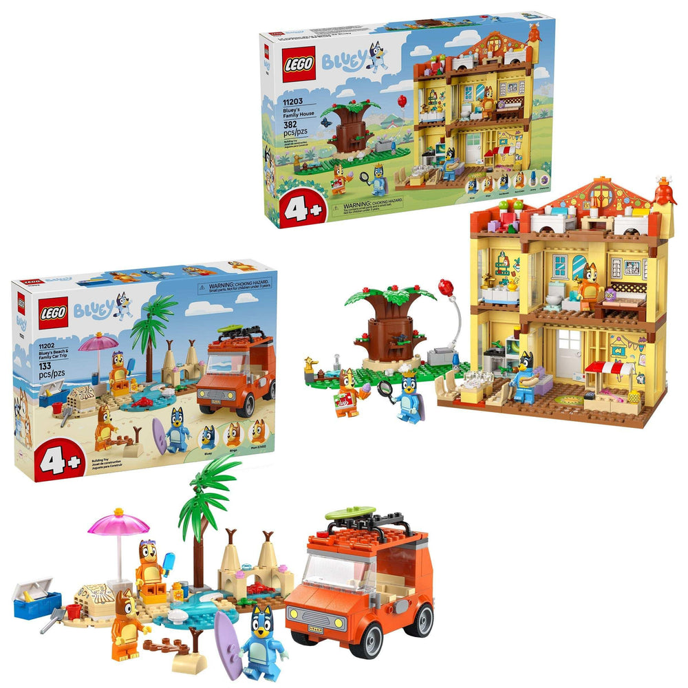 LEGO Bluey House and Car Trip Bundle - USA MEGA SHOP