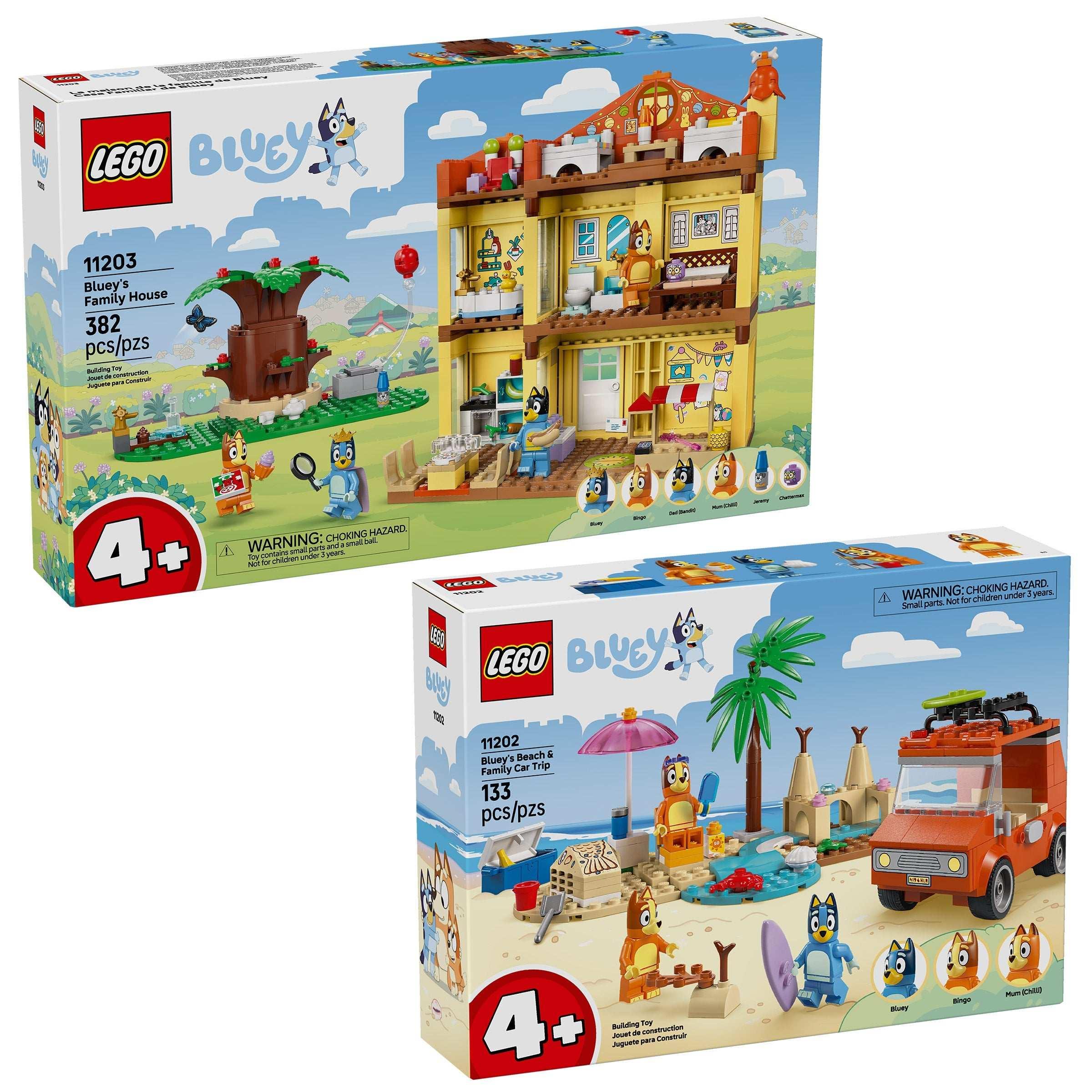 LEGO Bluey House and Car Trip Bundle - USA MEGA SHOP