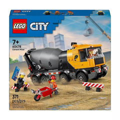 LEGO City Cement Mixer Truck Building Toy 60478