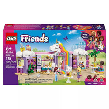 LEGO Friends unicorn café building set box side panel