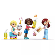 Minifigures with drinks and food accessories for unicorn café set