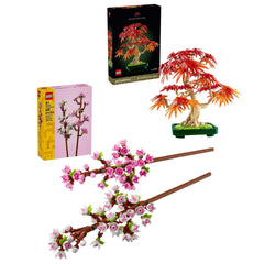 LEGO Japanese Red Maple Bonsai Tree and Cherry Blossoms Bundle - USA MEGA SHOP