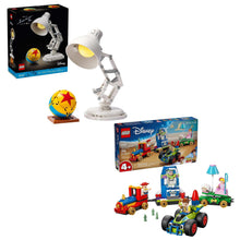 LEGO Disney Pixar boxed set with toy vehicles and small figures
