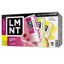LMNT Sparkling Electrolyte Drink, Variety Pack, 12 fl oz, 15-count