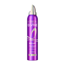 L'Oreal Paris Elvive Big Lift volumizing mousse bottle with nozzle, purple