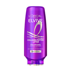 L'Oreal Paris Elvive Collagen Peptide + Lifter 72h Volumizing Full Regimen, includes 13.5 fl oz Shampoo and Conditioner, Mousse 6.7fl oz, and Dry Shampoo
