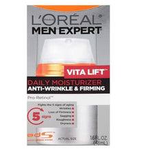 L'Oreal Paris Men Expert Vita Lift anti-wrinkle daily moisturizer box, 1.6 fl oz