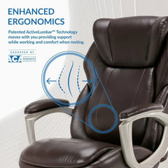 La-Z-Boy Westley Big & Tall Executive Office Chair With Active Lumbar Support - USA MEGA SHOP