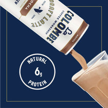 Draft Latte can detail showing 6g protein label on the nutrition panel.