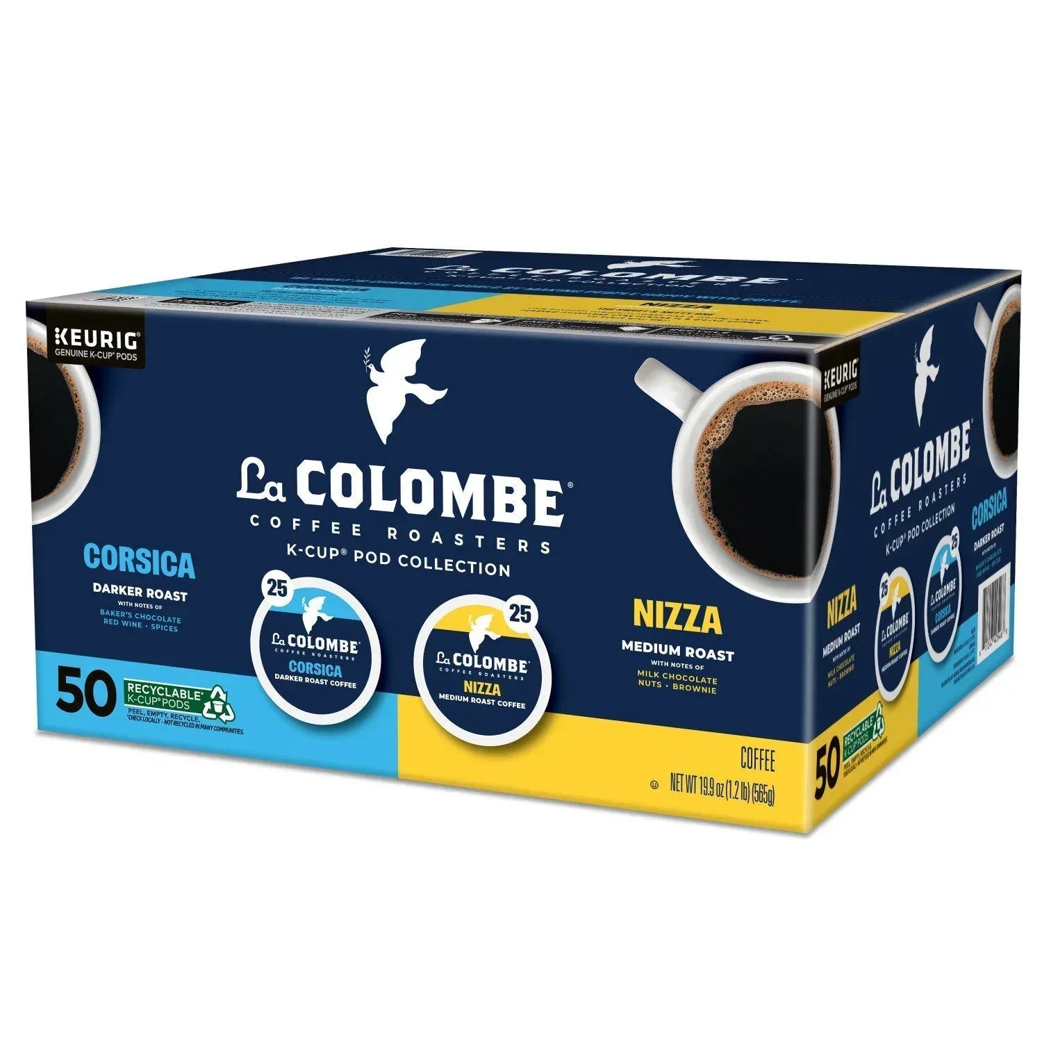 La Colombe Coffee Roasters Medium-Dark Roast Coffee Pods, Variety Pack, 50 ct.