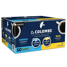 K-Cup coffee pod variety pack, 50-count box with Corsica and Nizza cups