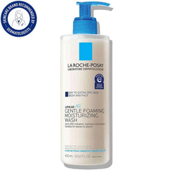 La Roche-Posay Lipikar AP+ Moisturizing Unscented Body and Face Wash for Sensitive Skin, 13.52 fl oz