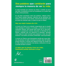 Paperback book back cover with green text blocks and publisher/author logos