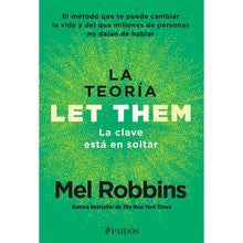 Paperback book with green cover, large title and author name, Mel Robbins