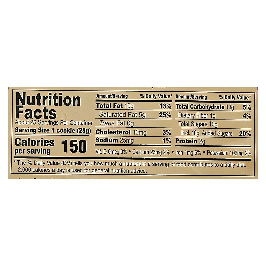 Laceys Almond & Dark Chocolate Cookies, 25 oz.