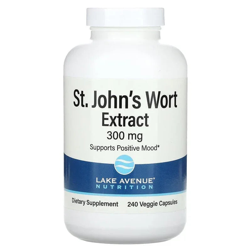Lake Avenue Nutrition, St. John's Wort Extract, 300 mg, 240 Veggie Capsules - USA MEGA SHOP