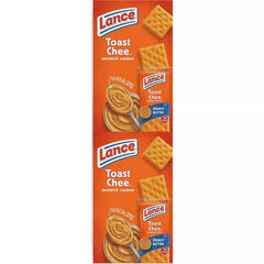 Lance Sandwich Crackers, ToastChee Peanut Butter, Individually Wrapped Packs, 6 Sandwiches Each, 40 ct.