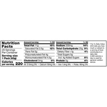 Lance Toast Chee sandwich crackers nutrition facts panel