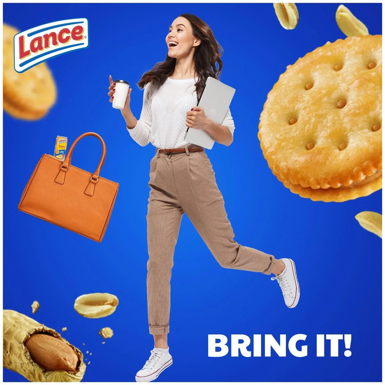 Lance Toasty Peanut Butter Sandwich Crackers, 1.29 oz., 40 pk. - USA MEGA SHOP
