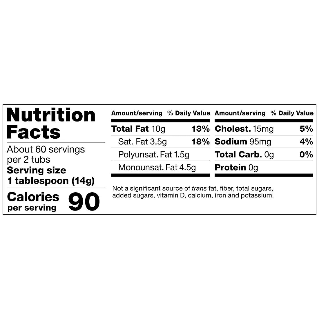 Land O'Lakes Butter with Canola Oil, Spreadable, Tubs, 2 pk./15 oz.