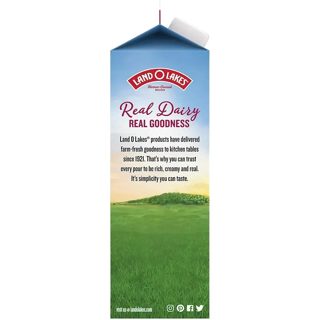 Land O'Lakes Traditional Half And Half Creamer, 32 oz.