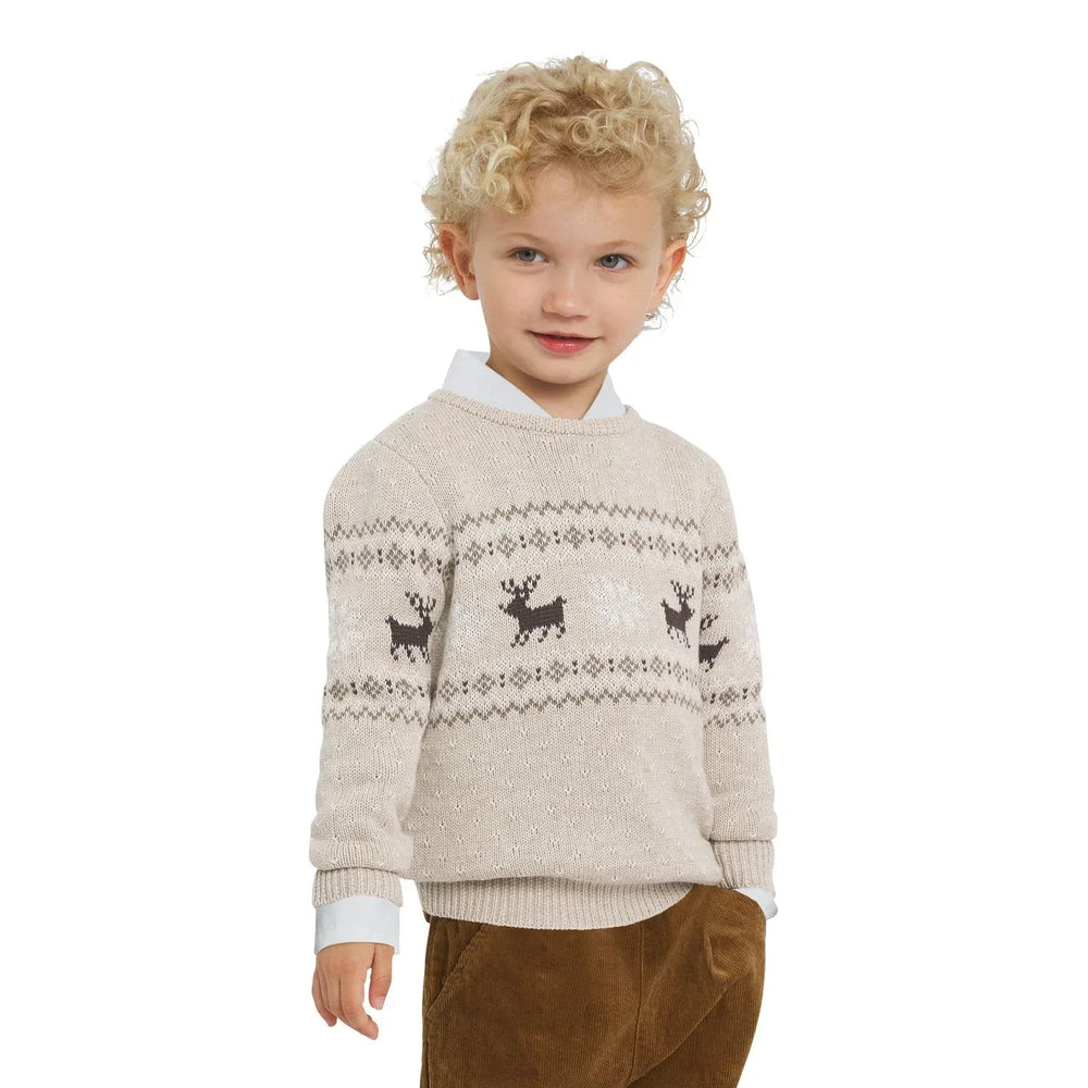Lands' End Boys Holiday Sweater - USA MEGA SHOP