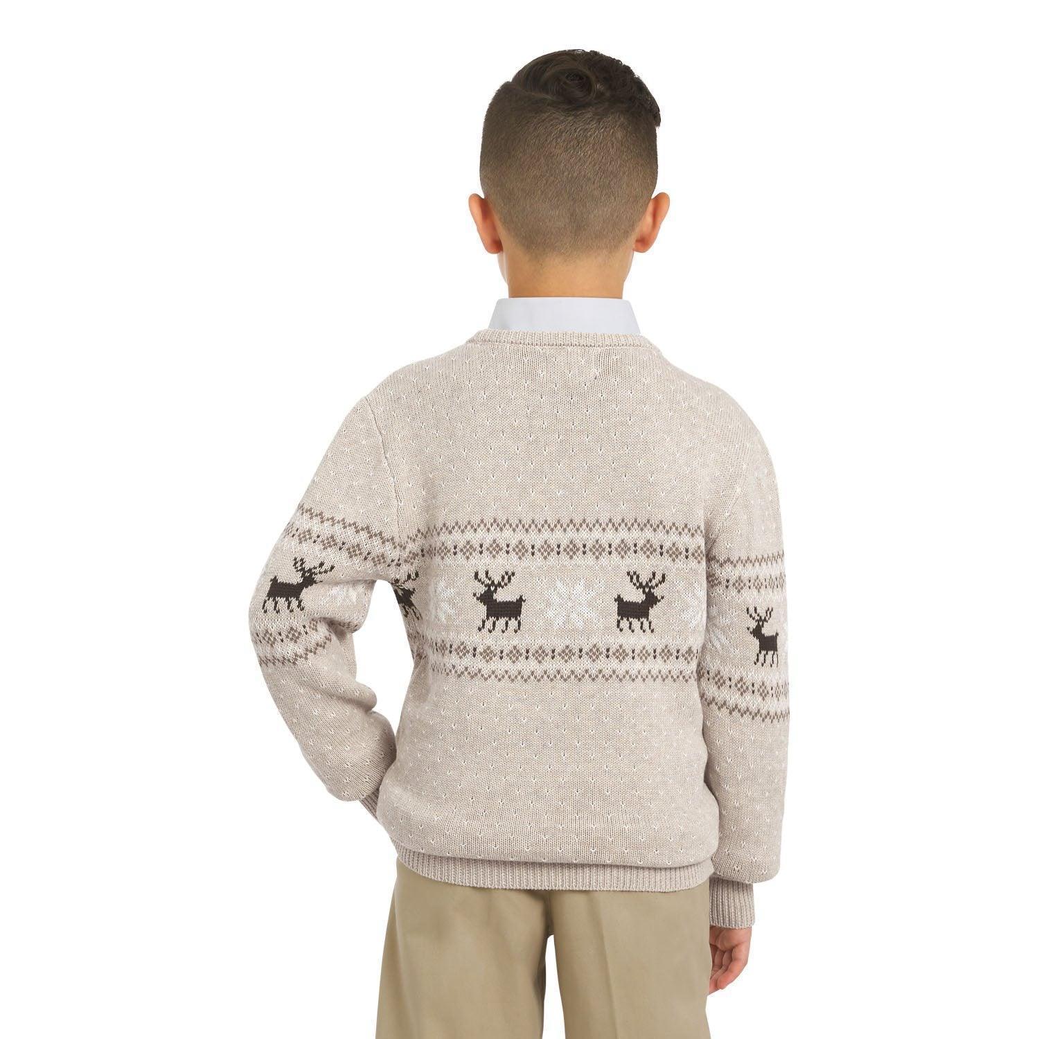 Lands' End Boys Holiday Sweater