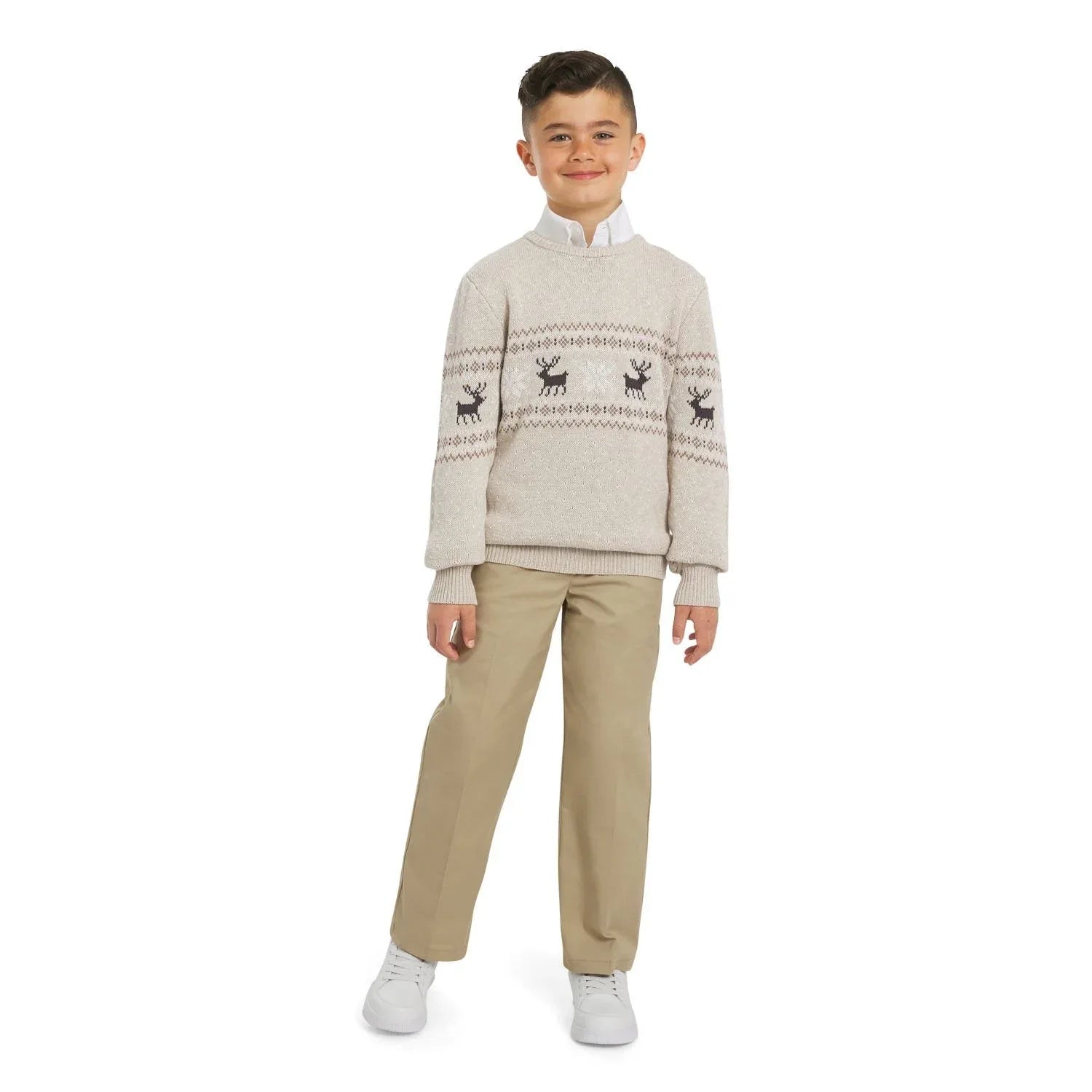Lands' End Boys Holiday Sweater - USA MEGA SHOP