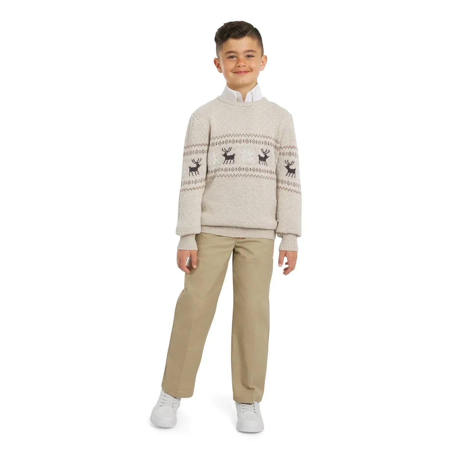 Lands' End Boys Holiday Sweater
