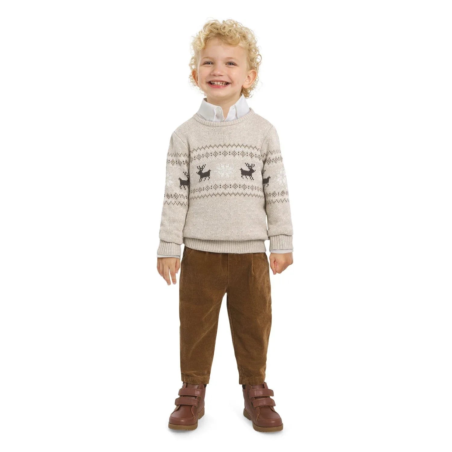 Lands' End Boys Holiday Sweater - USA MEGA SHOP