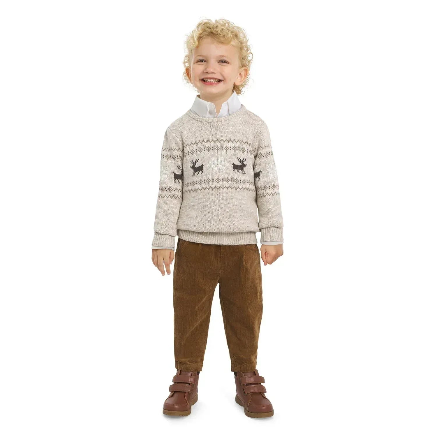 Lands' End Boys Holiday Sweater