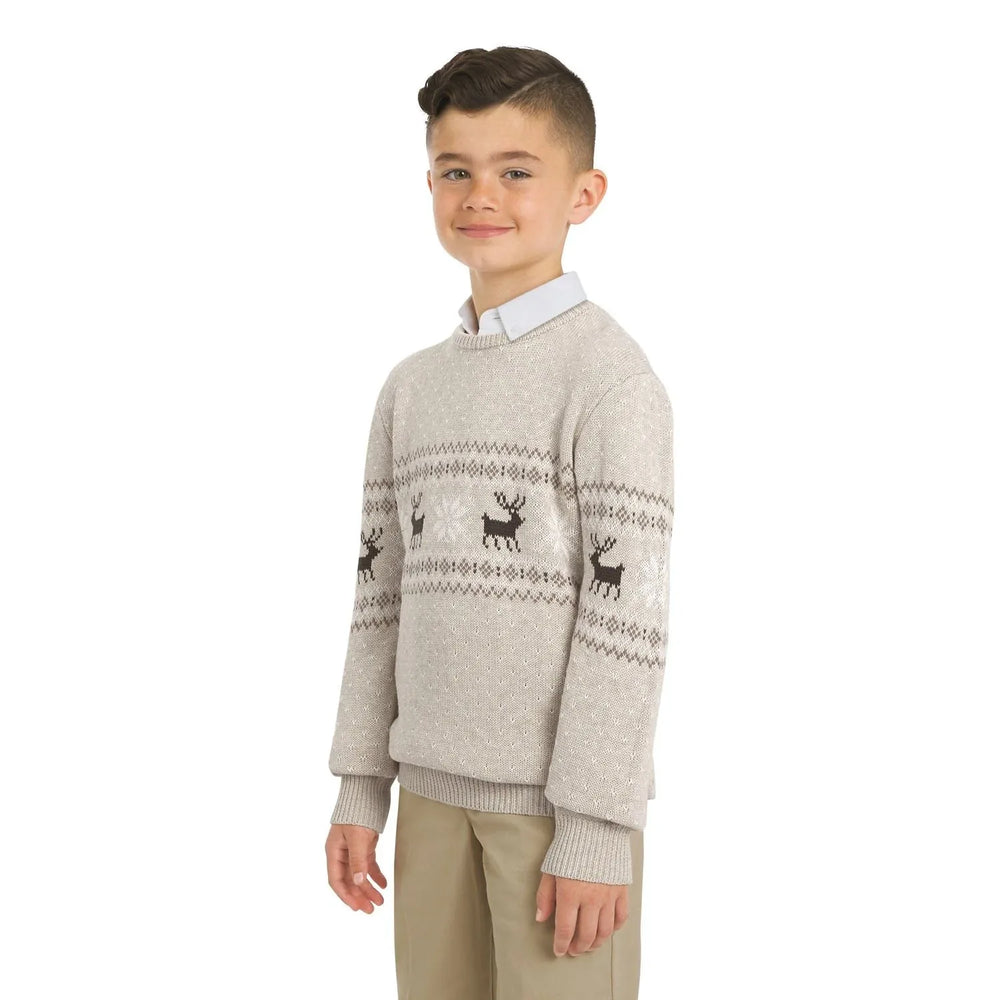 Lands' End Boys Holiday Sweater - USA MEGA SHOP
