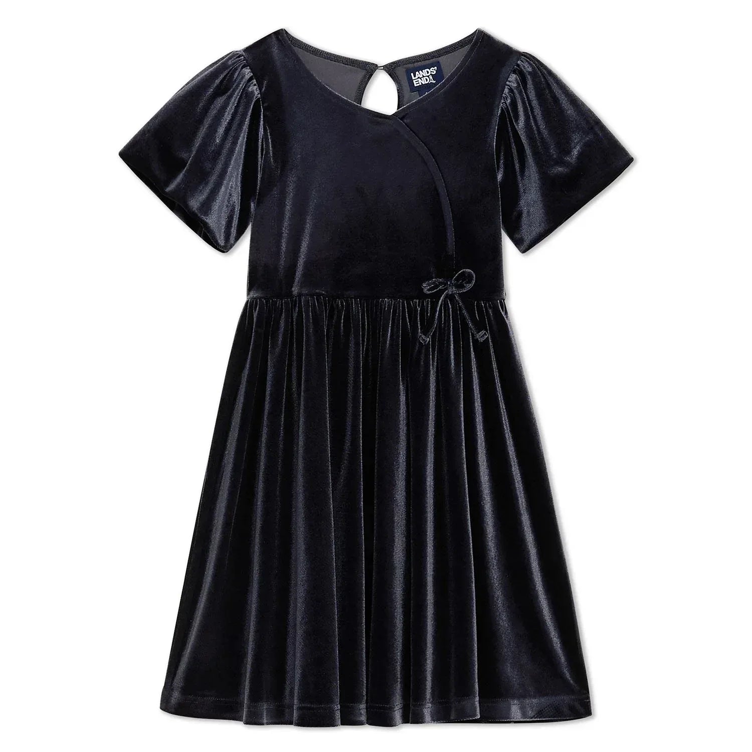 Lands' End Girls Velour Dress