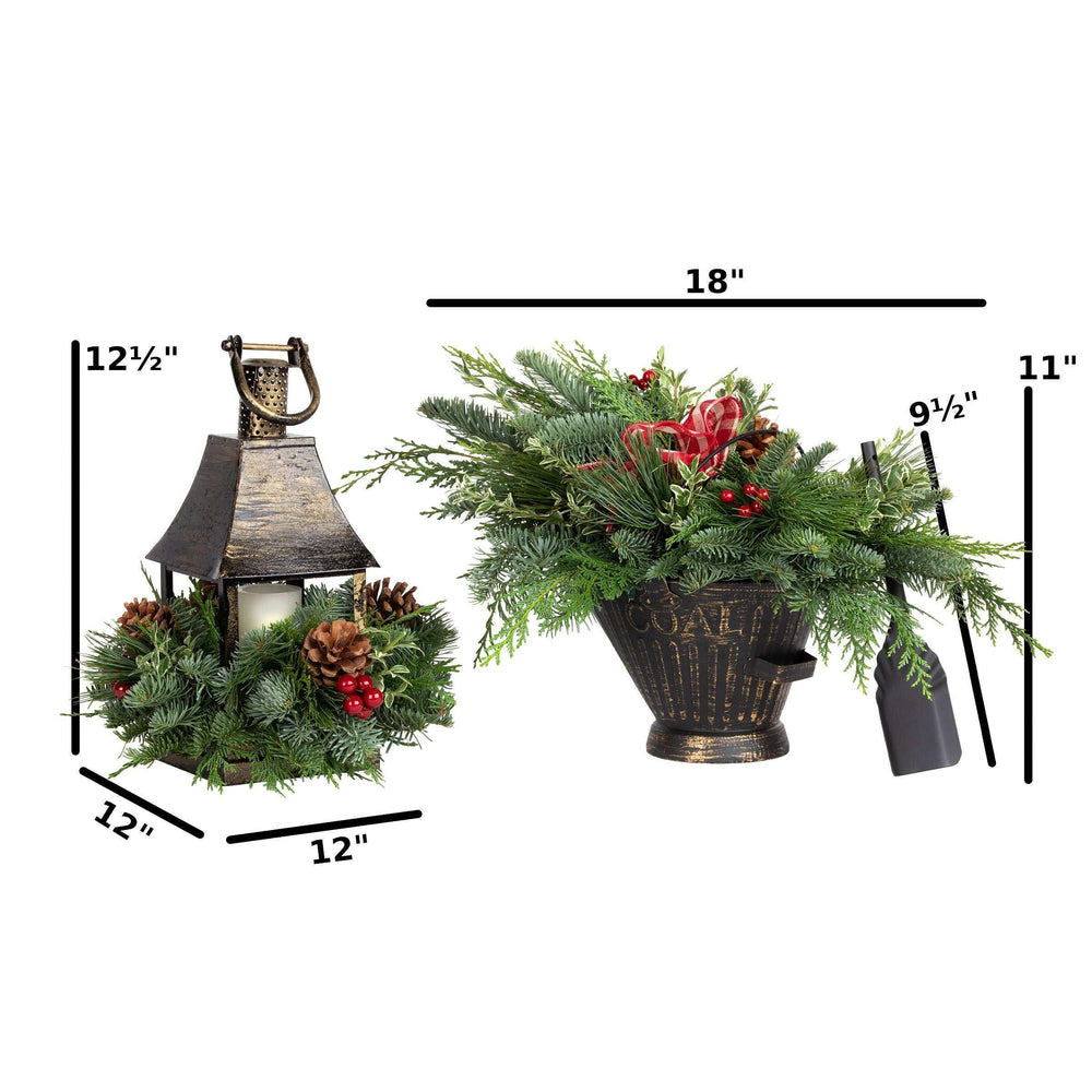 Lantern With Coal Bucket - USA MEGA SHOP
