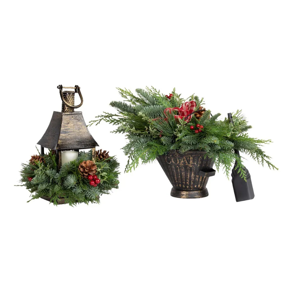 Lantern With Coal Bucket - USA MEGA SHOP
