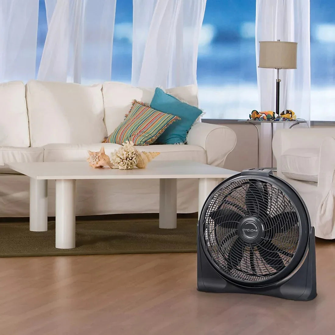 Lasko Air Circulator Floor and Wall-Mount Fan with Remote Control