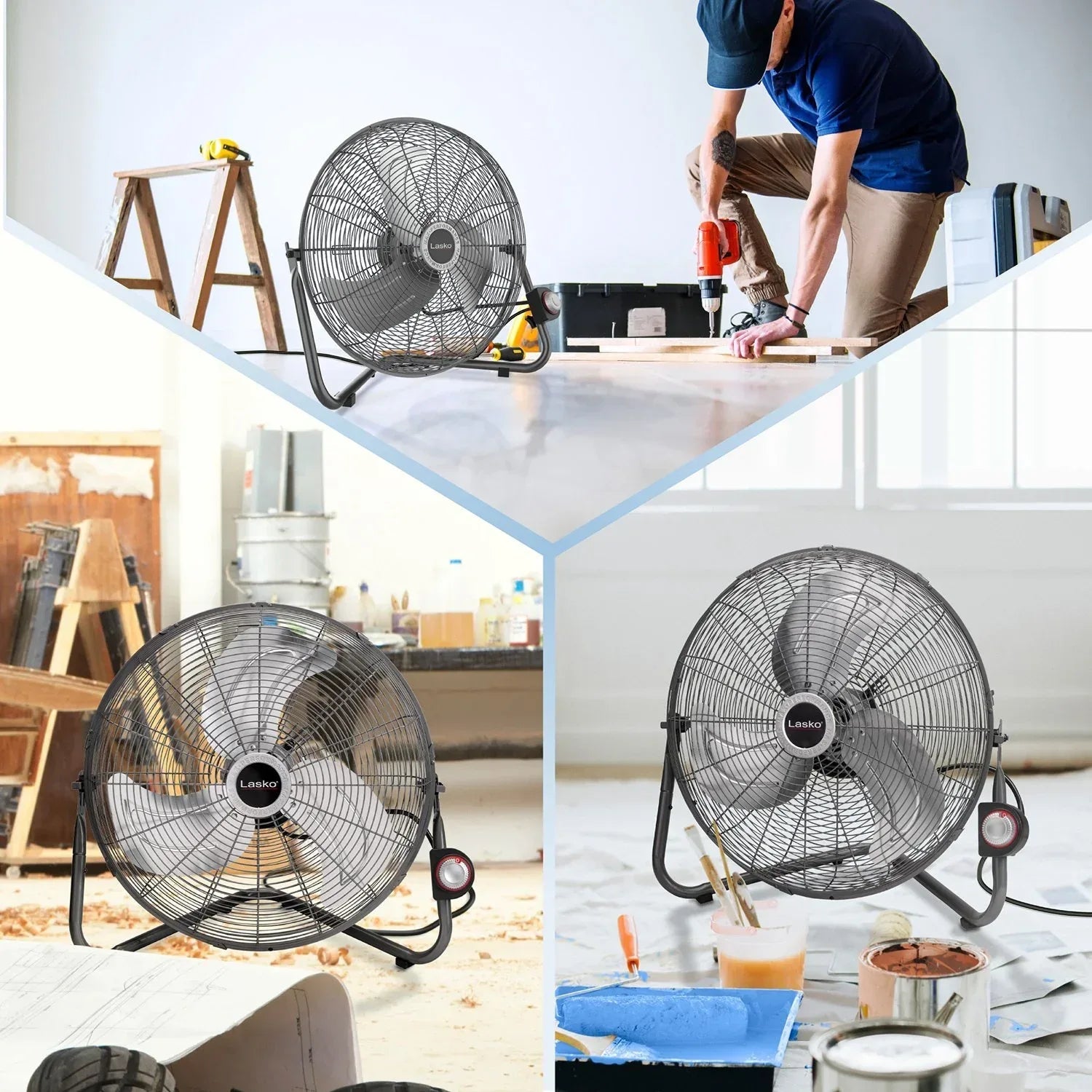 Lasko Max Performance 20" High Velocity Floor or Wallmount Fan