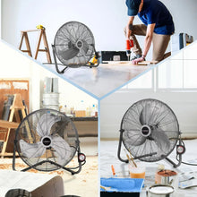 Lasko high-velocity floor fans (pair) with wire grilles and front hub