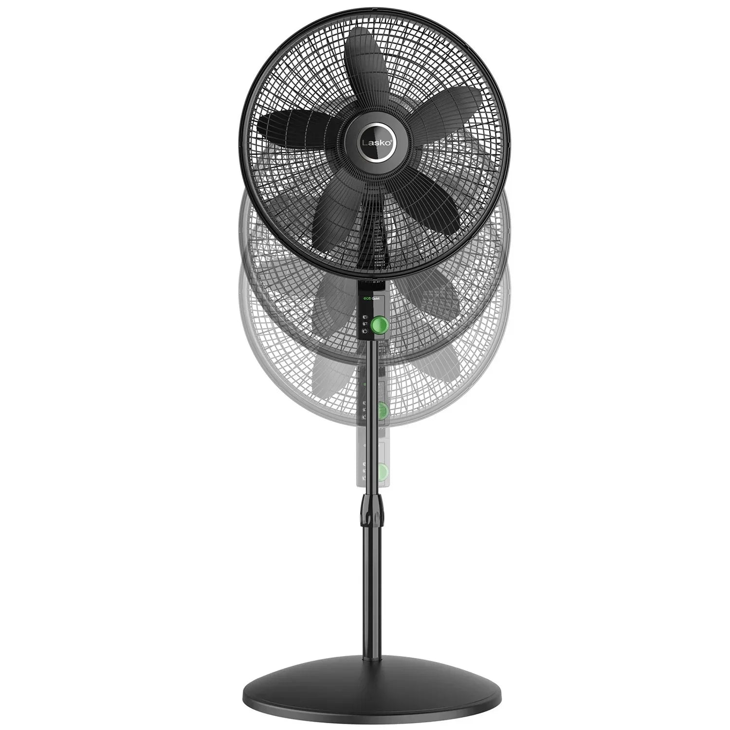 Lasko WhisperForce 18" Eco Quiet DC Pedestal Fan with Remote Control