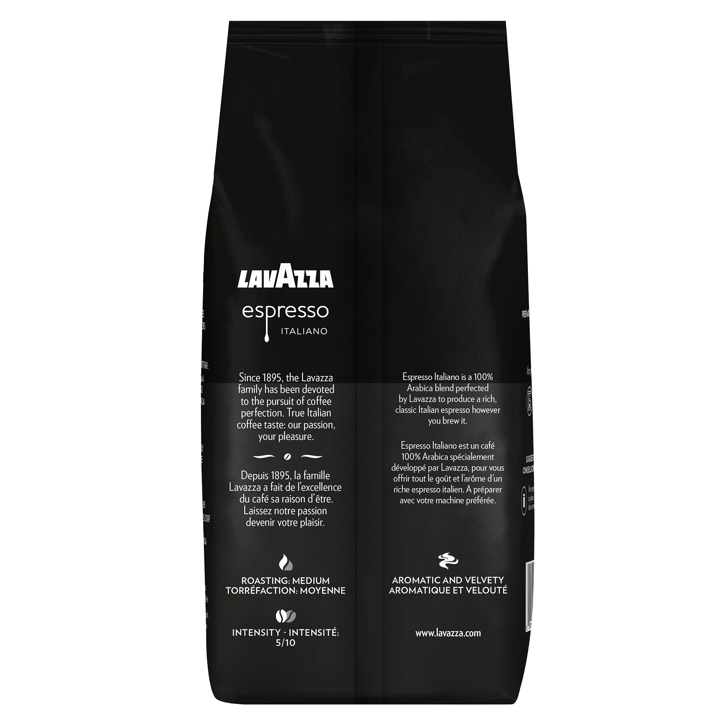 Lavazza Caff√© Espresso 100% Premium Arabica Coffee, Whole Bean, 2.2 lbs