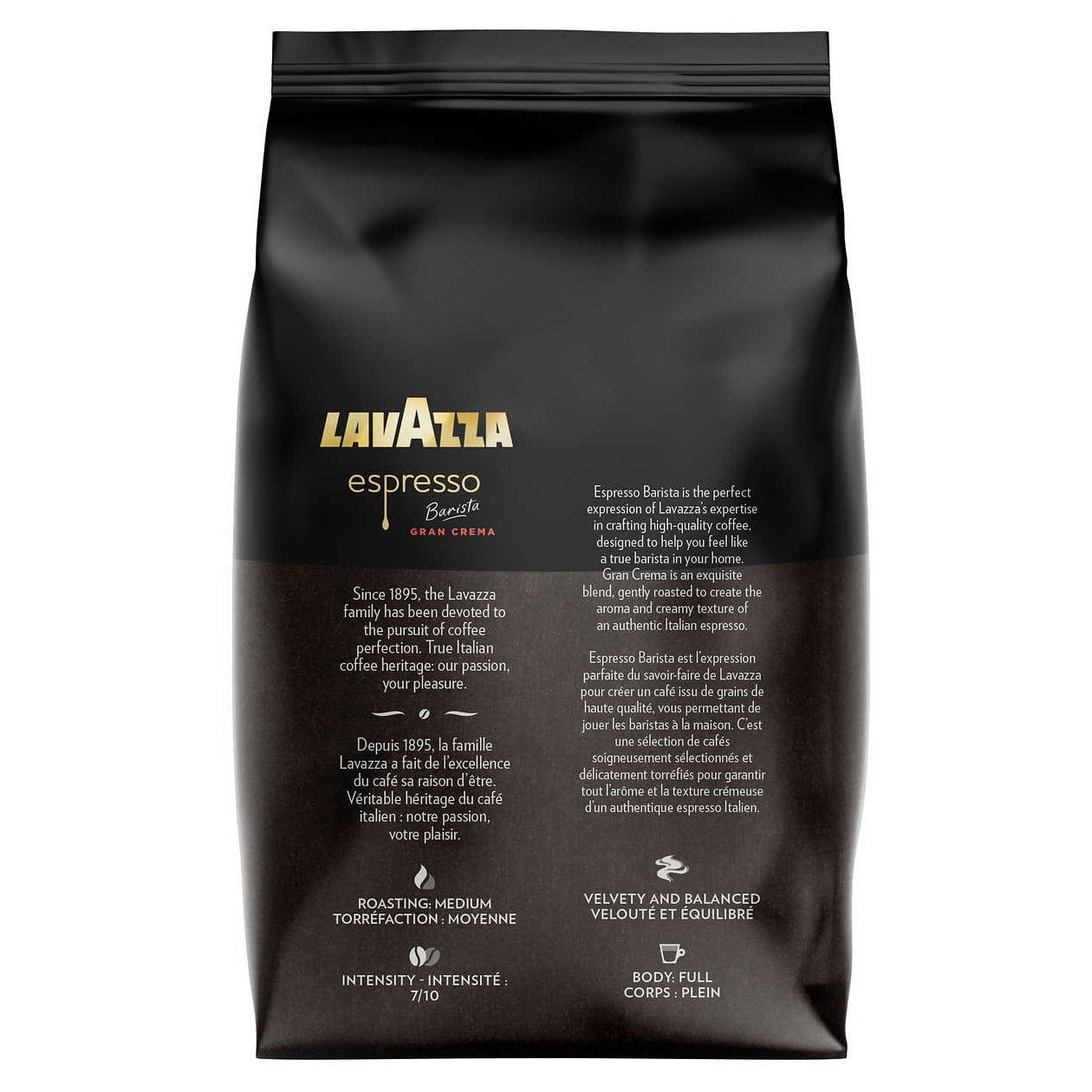 Lavazza Espresso Gran Crema Whole Bean Coffee, Medium, 2.2 lbs