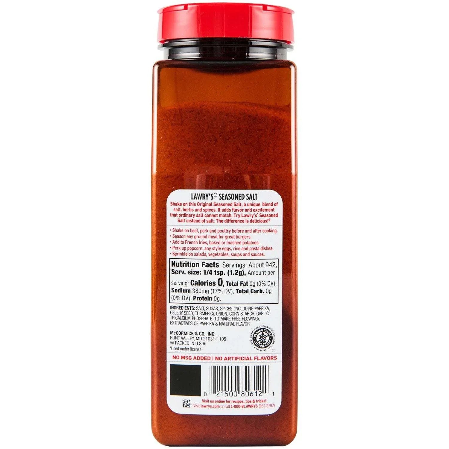 Lawry's Seasoned Salt, 40 oz. - USA MEGA SHOP