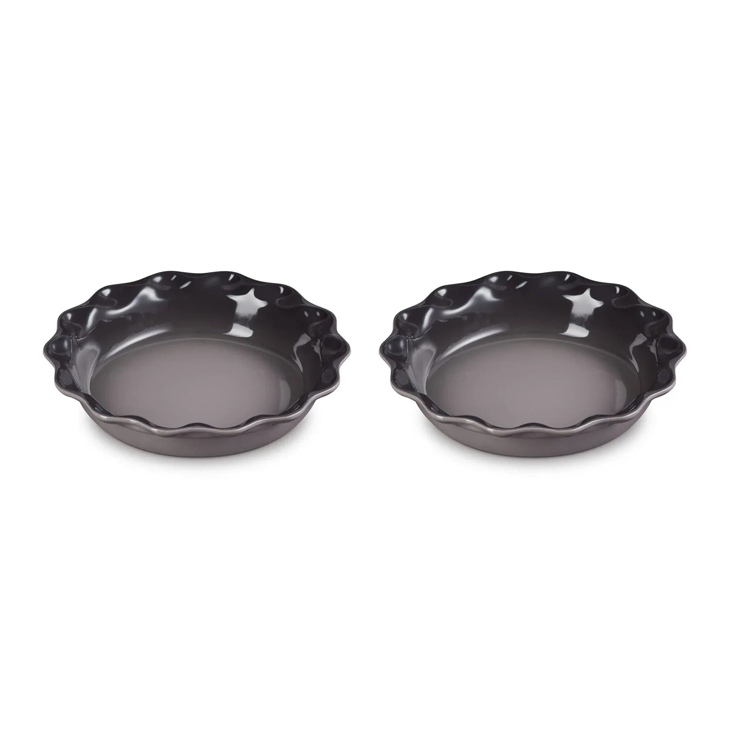 Le Creuset Heritage 2-Piece Fluted Pie Dish Set, 9"