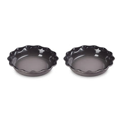 Le Creuset Heritage 2-Piece Fluted Pie Dish Set, 9"