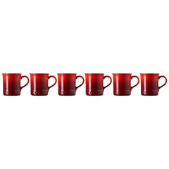 Le Creuset Stoneware 14oz Mug, Set of 6